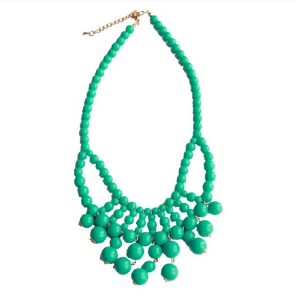 Mint green statement beaded necklace t&j designs - Picture 3 of 3